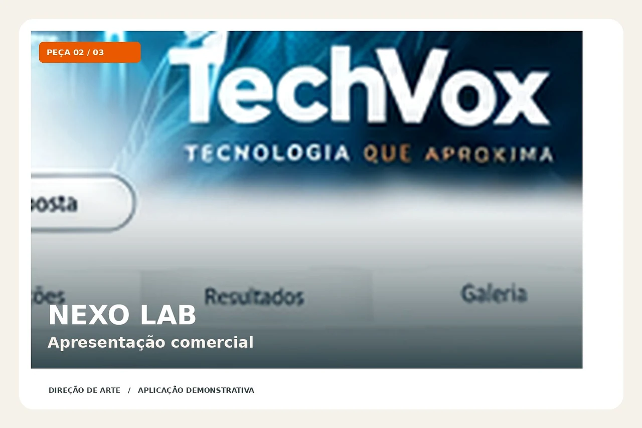 NEXO LAB — aplicação visual 3: Relacionamento B2B