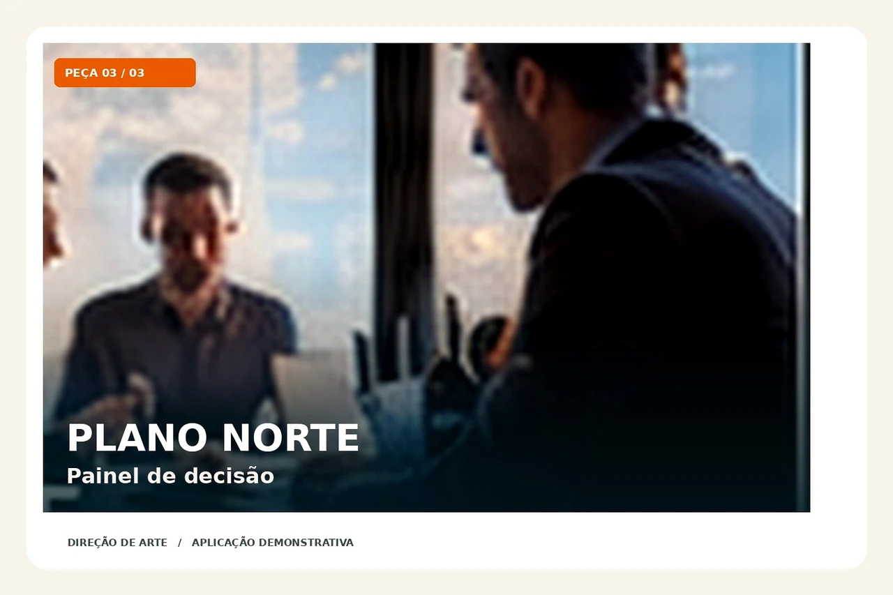 PLANO NORTE — aplicação visual 2: Planejamento executivo